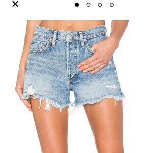 AGOLDE parker short in swapmeet light blue wash